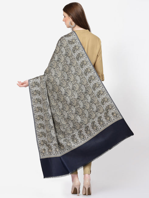 Women's Paisley Jamawar Acrylic Wool Shawl